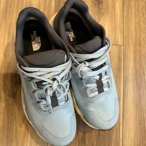 The North Face Gray and Light Blue Women's Shoes
